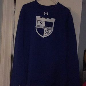 Under Armor Blue Soccer Crewneck.